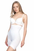 Beyaz Emay 2056 Yüksek Bel Masajlı Uzun Paça Korse thumbnail 5