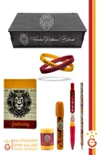 Galatasaray Orijinal Lisanslı Kalem Bileklik Bloknot Silgi Hediyelik Set - 1