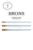 Brons Tavşan Ayağı Fırça 13 Mm (Br-2092) 12'li - 3