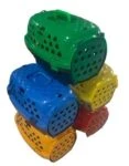 Cans Renkli Küçük Boy Plastik Kedi Taşıma Çantası | Pratik ve Şık Evcil Hayvan Taşıma Çözümü - 2