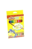Cem Play Doh Kuruboye Jumbo Üçgen 12 Renk - 1