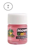 Nova Color Su bazlı Cam Boya Şişe Pembe Renk 12'li - 1