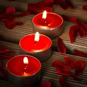 100 ADET KIRMIZI TEA LİGHT KIRMIZI MUM KIRMIZI TEALİGHT MUM TEA LİGHT MUM SEVGİLİLER GÜNÜNE ÖZEL MUM thumbnail 1