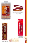 Galatasaray Orijinal Lisanslı Kalem Bileklik Kuru Boya Silgi Hediyelik Set - 2