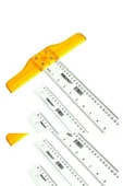 Brons BR-114 75 cm Oynar Başlıklı T Cetvel - 2