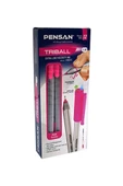 Pensan Trıball Tükenmez Kalem Pembe 12.li 1 mm - 1