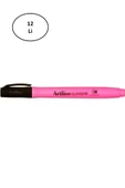 Artline Supreme Fosforlu Kalem Pembe 12'li - 1