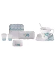 Marodisa Blue 32 Parça 6 Kişilik Porselen Kahvaltı/servis - 4