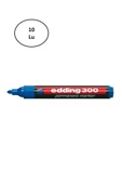 Edding Permanent Markör Mavi E-300 10'lu - 1