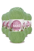 5 Adet Cotton Lüks Yelek Tunik Kazak Bluz Hırka İpi Yünü Çağla 97578 - 1