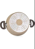 Falez Creamy Granit 28 Cm Derin Tencere - 5