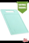 Kesme Tahtası Kaydırmaz Plastik Kesme Sunum Tahtası Pratik Kesim Panosu 160x245 Mm Royaleks-FR-107 - 4