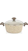 Falez Creamy Granit 28 Cm Derin Tencere - 2
