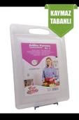 Kesme Tahtası Plastik Büyük Kesme Sunum Tahtası Kesim Panosu 225x325 Mm Royaleks-FR-108 - 3