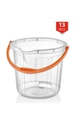 13 Lt. Temizlik Kovası Şeffaf Royaleks-MRD261 - 1