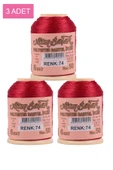 3 Adet Altınbaşak Oya ve Dantel İpi 20 gr - Royaleks - No: 074 - 1