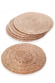 Dekoratif Modern 35 Cm Hasır Amerikan Servis 1 Adet Royaleks-BLSSGS35 - 1