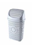 Gri Örgülü Çöp Kovası Royaleks-ASD038 - 1
