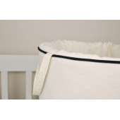 HS Hometex Kuzu Nakışlı Bez Kirli & Oyuncak Sepeti - 4