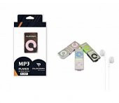 Mini Mp3 Çalar Player Micro Sd Hafıza Kartı Okuyuculu Usb Şarjlı Taşınabilir Müzik Kutusu + Kulaklı - 1