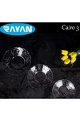 6'lı Cam Tabak Güneş Yıldız Gül 3 Model Royaleks-G-405 - 1