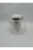 Çelik Süzgeçli Cam Demlik 900 Ml. Royaleks-8882 - 1