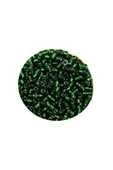 Dökme Cam Kum Boncuk (11/0) 2 mm - 20 Gram -  Şefaf Koyu Yeşil - BNC002 - 2