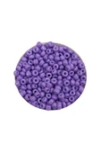 Dökme Cam Kum Boncuk (11/0) 2 mm - 20 Gram -  Eflatun - BNC020 - 2