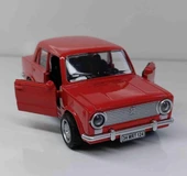 Oyuncak Metal Model Araba 1/36 Çek Bırak Kırmızı Hacı Murat 124 - 1