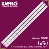 WKSET-5510 34738X3 SAMSUNG_2015ARC320_3228_ART07_REV1.0 - LM41-00175A 3 ADET LED BAR MS78-50510 - 1