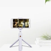 Angeloflife Sabitlenebilir Cep Telefon Tutucu Ayarlanabilir Taşınabilir 3 Ayaklı Tripod Selfie Çubuğu - :Renkli - 2