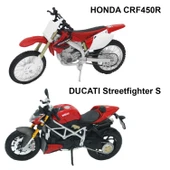 1:12 Model Oyuncak Metal Motorsiklet - 2