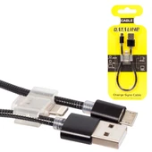 POWERMASTER ANDROID*SAMSUNG SERİSİ + IPHONE ÖRGÜLÜ KISA DATA*ŞARJ ABLOSU thumbnail 1