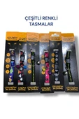 Çeşitli Desenli Renkli Kedi Köpek Zilli Tasma 1 ADET - 1