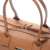 M&Y Gaia Deri Anne Bebek Bakım Çanta Seti 7240 Taba - 9