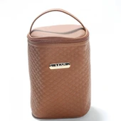 M&Y Gaia Deri Anne Bebek Bakım Çanta Seti 7240 Taba - 6