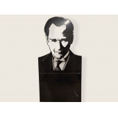 AYYBUU Atatürk Büstü Lazer Kesim Metal Masaüstü Dekor - 1