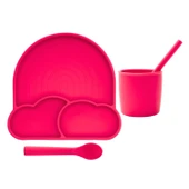 Babychefs Silikon Bebek Beslenme Seti 6 Parça-Pembe - 5