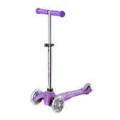 Micro Mini Deluxe 3 Tekerlekli Scooter Fairy Glitter Led Mor Mor 2-5 Yaş - 6