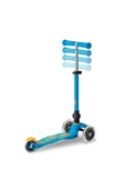 Micro Mini Scooter Deluxe Foldable 3 Tekerlekli Scooter LED Ocean Blue Mavi 2-5 Yaş - 5