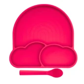 Babychefs Silikon Bebek Beslenme Seti 6 Parça-Pembe - 8