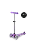 Micro Mini Deluxe 3 Tekerlekli Scooter Fairy Glitter Led Mor Mor 2-5 Yaş - 1