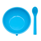 Babychefs Silikon Bebek Beslenme Seti 6 Parça-Mavi - 11