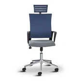 Asbir Mobilya Rigel Başlıklı Metal Ayaklı Ev Ve Ofis Koltuğu Çalışma Koltuğu - 1