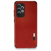 Samsung Galaxy A73 5G Kılıf Deri Görünümlü Silikon Kılıf Azn-Loop thumbnail 3