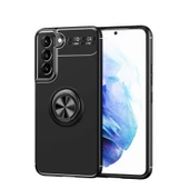 Samsung Galaxy S22 Kılıf Yüzüklü Standlı Silikon Kapak Zr-Ravel thumbnail 1