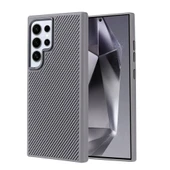 Samsung Galaxy S24 Ultra Kılıf Magsafe Şarj Özellikli Karbon Fiber Görünümlü Zr-Troy thumbnail 1