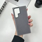 Samsung Galaxy S24 Ultra Kılıf Magsafe Şarj Özellikli Karbon Fiber Görünümlü Zr-Troy thumbnail 2