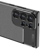 Samsung Galaxy S24 Ultra Kılıf Karbon Görünümlü Silikon Kılıf Zr-Ngro thumbnail 2