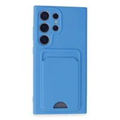 Samsung Galaxy S24 Ultra Kılıf Kartlıklı Renkli Silikon Azn-Kelvn thumbnail 1